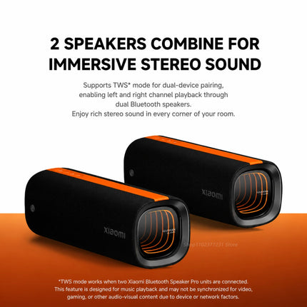 Xiaomi Bluetooth Speaker Pro TWS Stereo Speaker IP67 Waterproof Bluetooth 5.4 Harman AudioEFX Combo 50W Portable Speaker CN