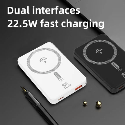 Magnetic PowerBank Fast Charging 10000mAh Power Bank 22.5W Portable Wireless Charger Batteries For iPhone 16 15 Huawei Xiaomi