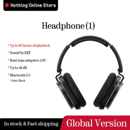 Nothing Headphone (1) Up to 80 hours of playback