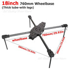 18in 760mm with Legs / No plug