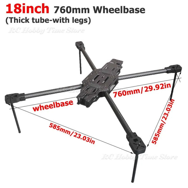 NEEBRC FPV Freestyle Frame Kit Drone Frame 10/13/15/18inch Carbon Fiber Quadcopter with Legs for RC FPV Racing Drone DIY Parts