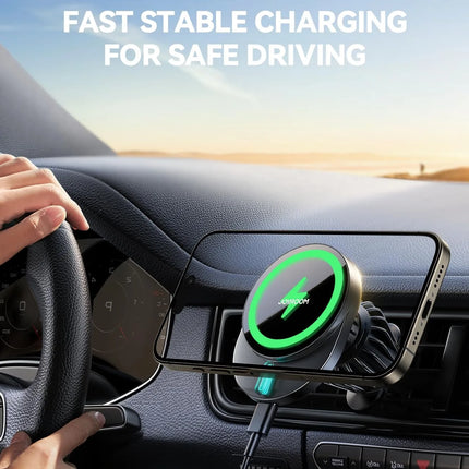 Phone Holders for Car, Cell Phone Mount 15W Wireless Car Charger For Air Vent Phone Stand for Car Truck Accessories