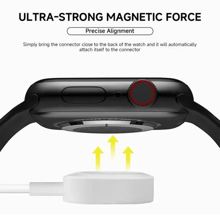 Magnetic Wireless Charger For Apple Watch Series 10 9 8 7 Ultra 2 SE fast Charging Cable Accessories For iWatch 8 7 6 5 4 3 2 1