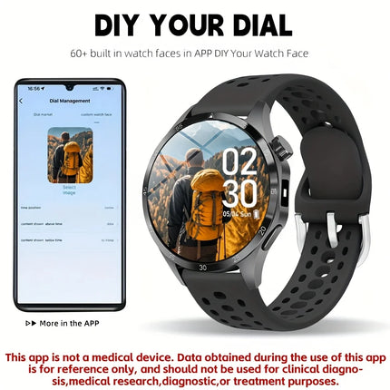 Smart Watch, 1.5-Inch Touch Screen, 180Mah, Fashionable Strap, with Call Reminder/Message Reminder/Weather Forecast/Music Contro