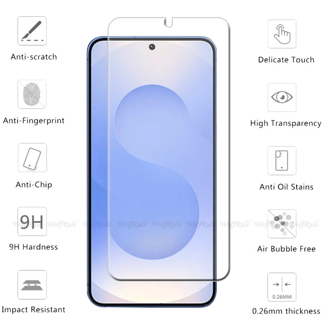 For Samsung Galaxy S25 Glass For Samsung S25 Plus Glass Camera 9H Screen Protector For Samsung S25 S24 Plus Ultra Tempered Glass