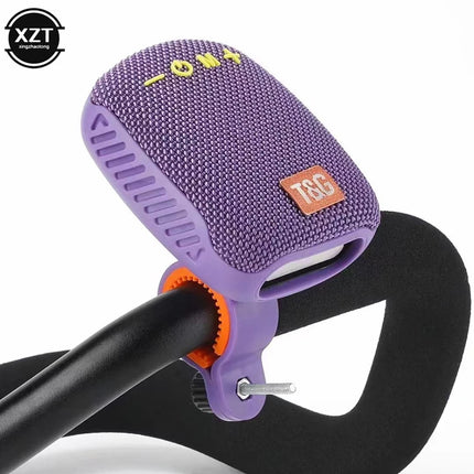 2024 Outdoor Bicycle Bluetooth-Compatible Speaker Portable Wireless Sound Box Rechargeable Handlebar Waterproof Speaker Holder