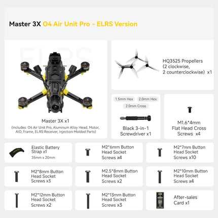 SpeedyBee Master 3X Modular O4 Pro PNP ELRS Version FPV Drone HD Digital VTX Freestyle Racing Drone DIY Parts