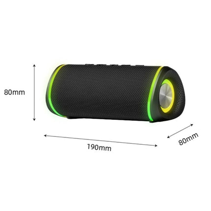 Bluetooth-compatible Speakers with RGBs Lighting Effects and IPX5 Waterproof Protections Speakers for Beach and Parks Use F19E