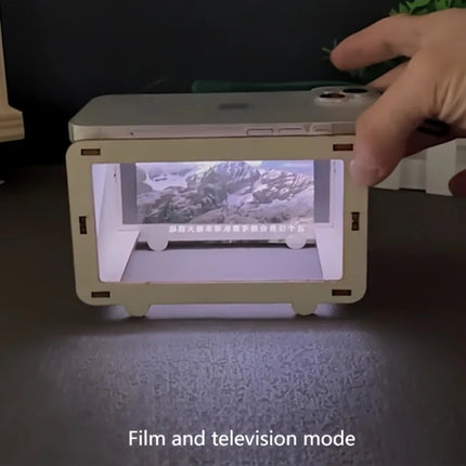 3D Hologram Projector for Smartphone, DIY Home Cinema, Student Science Experiment Desktop Decor