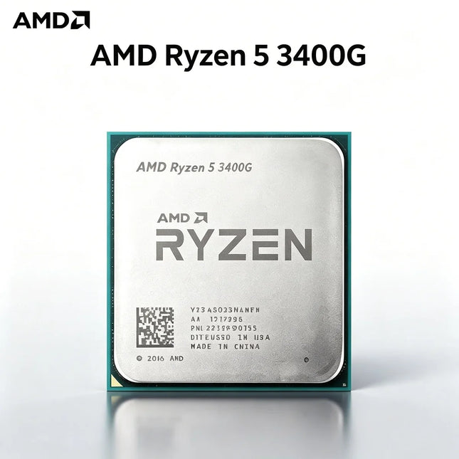 AMD Ryzen 5 3400G R5 3400G Gaming CPU Processor AM4 4.2GHz 4-Core 8-Thread Vega 11 Graphics L3 8M
