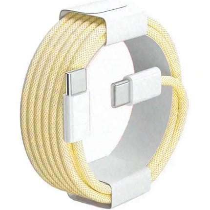 Fast Charger Cable Compatible with iPhone 17/16/15 USB-C to Type C Charging Data Cable Nylon Braided 3.3/6.6/10 Feet Long
