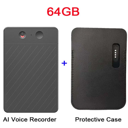 AI Powered ChatGPT-4 App Phone Call Digital Voice Recorder 8GB-256GB Transcribe Summarize Language Sound Device Audio Dictaphone