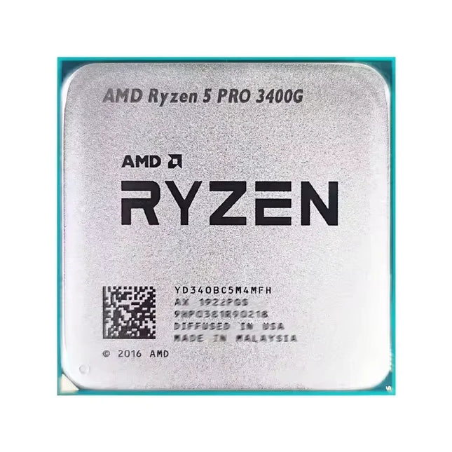AMD Ryzen 5 3400G R5 3400G CPU Processor for Gaming PC AM4 Socket 3.7GHz 4-Core 8-Thread