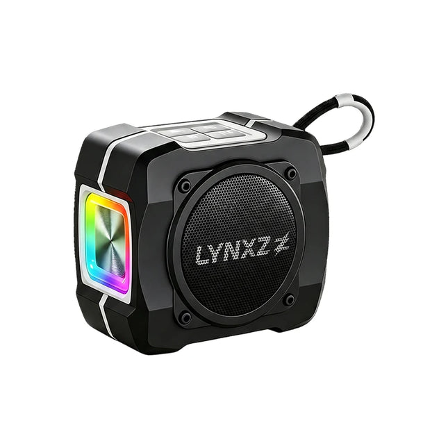 Portable Bluetooth Speaker, 52mm Driver, 5W Output, Bluetooth 5.3, TWS Pairing, RGB Light, FM Radio, TF Card, USB Playback