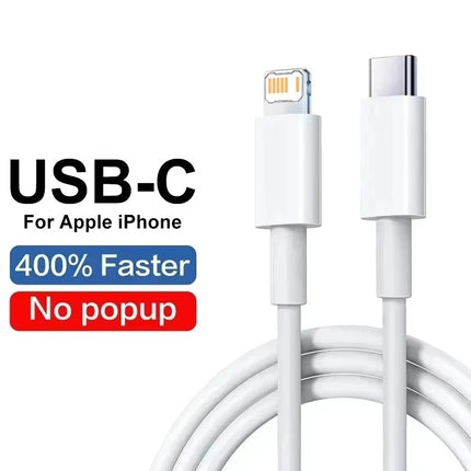 35W PD Fast Charging Cable For iPhone 11 12 13 Mini 14 Pro Max X XR XS Max 7 8 Plus SE Quick Charge USB C Cable With Retail Box
