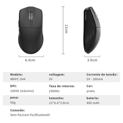 Wireless Mouse, Gaming Mouse, Wireless Gaming Mouse, Ergonomic Mouse, Rechargeable Wireless Mouse, Wireless Gaming Mouse