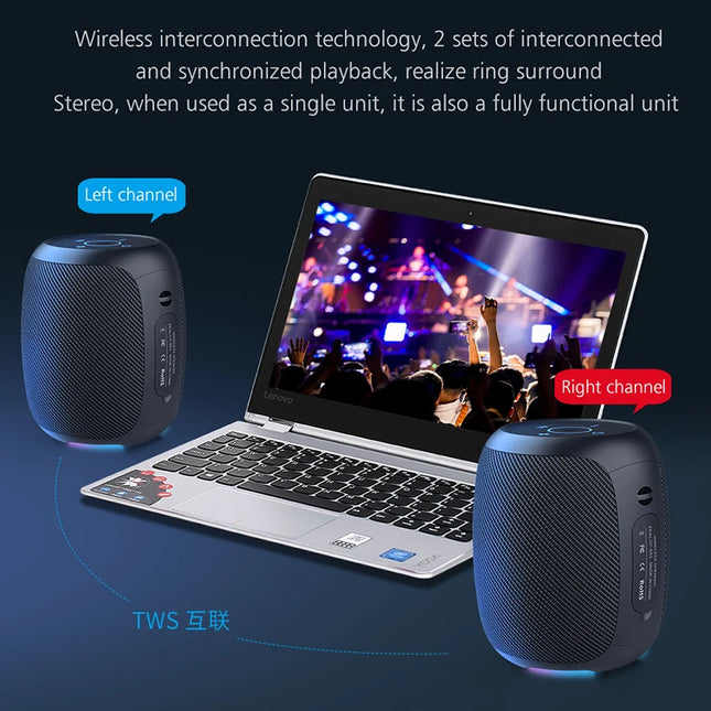 ZEALOT Wireless Bluetooth Speaker TWS Portable Bass Stereo Outdoor Waterproof Support AUX USB Disk TF Card