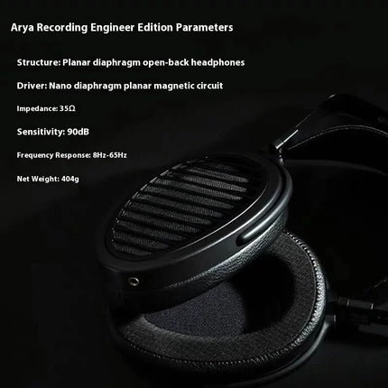 Recorder Edition Flat Diaphragm HIFI Fever Monitor Earmuff Headphones Tablet Headset Fever Wired Monitor Omnivorous Headset