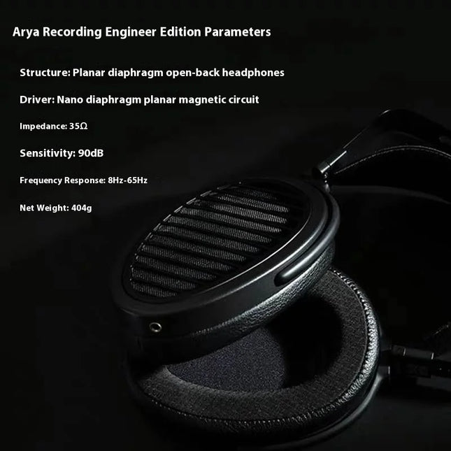 Recorder Edition Flat Diaphragm HIFI Fever Monitor Earmuff Headphones Tablet Headset Fever Wired Monitor Omnivorous Headset