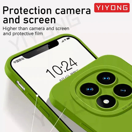 For Redmi Note14 Pro YIYONG Original Liquid Silicone Soft Cover For Xiaomi Redmi Note 14 13 15 Pro Plus Note15 Pro+ Phone Case