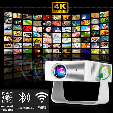 2025 X3 Projector Portable Projector Wifi Smart 1280 720P Full HD Office Home Theater Video Mini Projector Mobile Projection