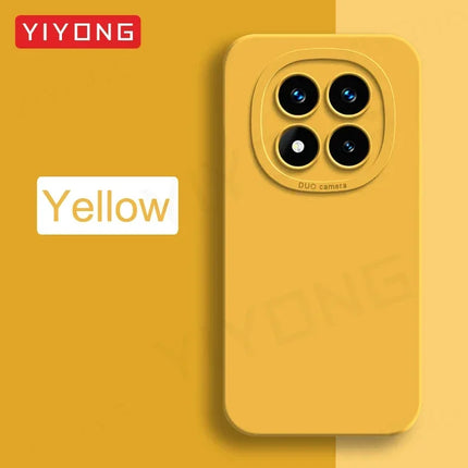 For Redmi Note14 Pro YIYONG Original Liquid Silicone Soft Cover For Xiaomi Redmi Note 14 13 15 Pro Plus Note15 Pro+ Phone Case