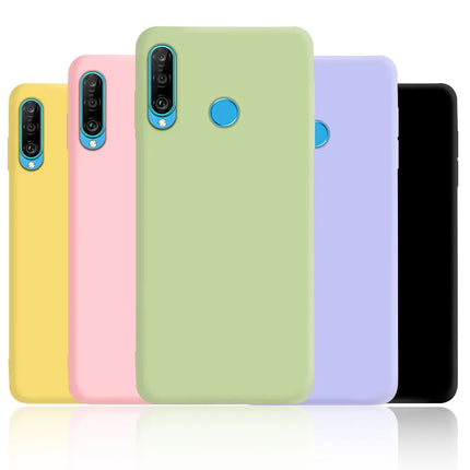 Liquid Silicone Phone Case for Huawei P30 lite P40 lite E Y6 Y7 Y9 Prime 2019 Y6P Y7P Y8S P Smart 2019 P Smart Z Cover Fundas
