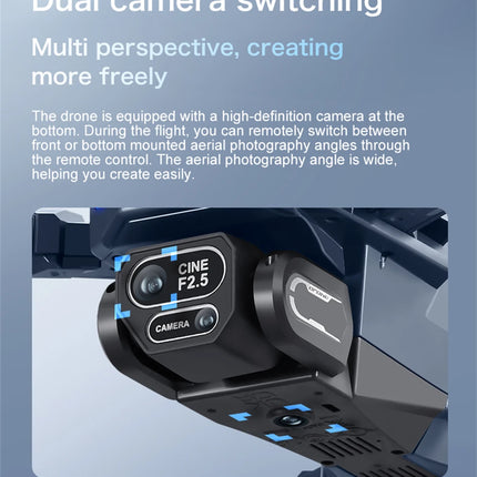 8K Professional HD GT8 MINI Drone GPS 360° Dual Cameras 5G WIFI Brushless Motors Obstacle Avoidance Foldable FPV Quadcopter Toys