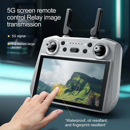 S155 MAX Drone GPS WIFI 3KM FPV 3-axis Gimbal 2.7K Dual Camera 360° Obstacle Avoidance Quadcopter 7.2" Screen Control