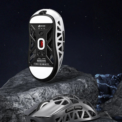 Attack Shark R2 Gaming Wireless Mouse PAW3950 8K Magnesium Alloy Lightweight Gaming Mouse Bluetooth Tri-Mode for Gaming/Office