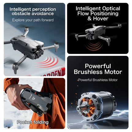 Hot GT50 Pro Drone 360° Obstacle avoidance 8K Professional WIFI Aerial Photography Brushless Motor Foldable Quadcopter Toys 2026