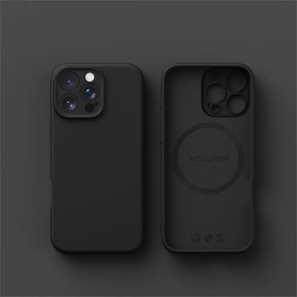 Luxury Liquid Silicone For Magsafe Phone Case For iPhone 17 16 15 14 13 12 Pro Max 11 X XR Wireless Charging Skin Smooth Cover