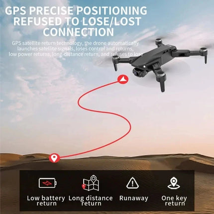 L900 Pro SE GPS Drone Profesional 4K HD Camera 5G WIFI FPV Quadcopter With Brushless Motor Foldable RC Drones For Children Toys