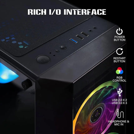 Ultra-low-priced Gaming Desktop Computer with, 8GB RAM, 1TB SSD, and GTX 1660S Graphics Card.WIN11 PRO