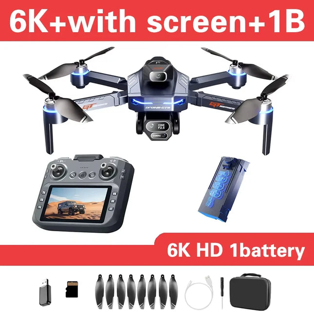 New Hot Sale GT8 Drone 4K Professional HD Dual Camera 8K Dron Brushless Motor 5G WIFI FPV Foldable RC Quadcopter Helicopter 2026