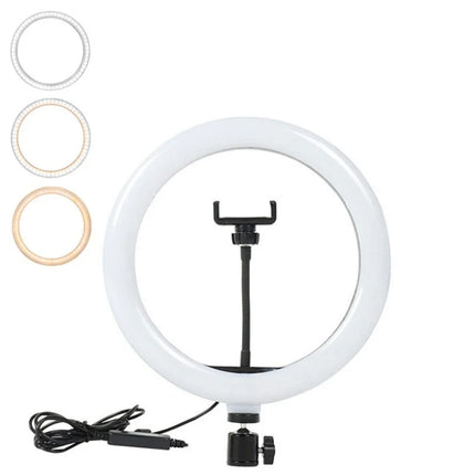 16/26/33cm LED Selfie Ring Light Dimmable LED Lamp Photography Ringlight For Phone Video Live Fill Lamp Photo Studio Ring Light