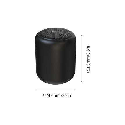 Lenovo Portable Bluetooth 5.4 Speaker, 1200mAh Battery Compact Subwoofer, IPX4 Waterproof 360° Surround Sound for Outdoor & Home