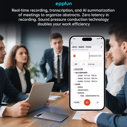 AI Voice Recorder, AI Notetaking Device for Meetings, Lectures, Calls, AI Transcription & Summarization Support 152 Languages