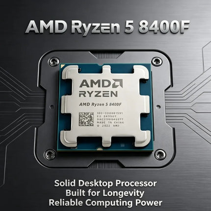 High Performance Gaming CPU AMD R5 8400F Without Onboard Graphics For Desktop Game Host