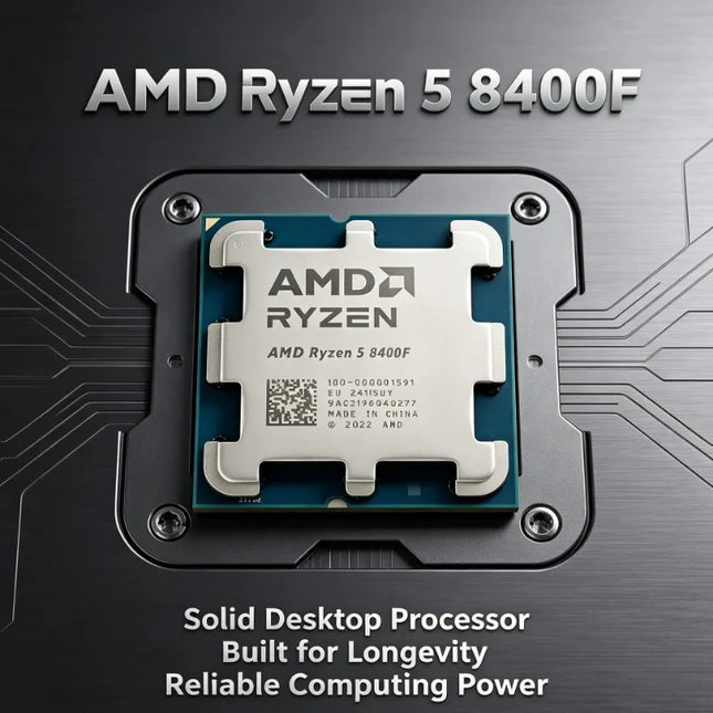 High Performance Gaming CPU AMD R5 8400F Without Onboard Graphics For Desktop Game Host