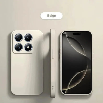 For Xiaomi 15T Pro 13T 14T Case Original Liquid Silicone TPU Soft Phone Bumper Cases Mi 13 15 Pro 14 Ultra Soft Shockproof Cover