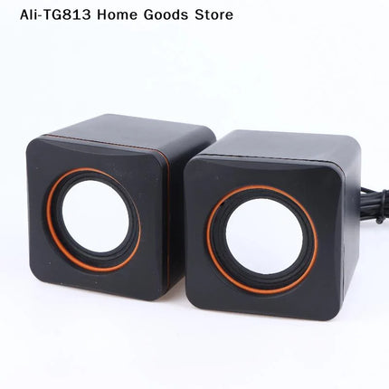 [TG813]Computer Speakers Stereo Microphone Audio PC Speaker USB Wired With LED Light For Desktop Computers PC Laptops