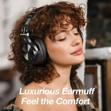 OneOdio A71 Wireless Over-Ear Headset Bluetooth 5.2 Stable Wireless Connection HiFi Sound Transmission Wired & Wireless 2 in 1