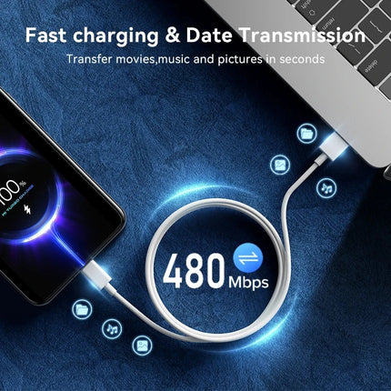 67W USB Fast Charger for Xiaomi 14 13 12 11 10 Ultra for Redmi Note 12T 13 Pro Turbo Quick Charge Type C USB Charging Cable