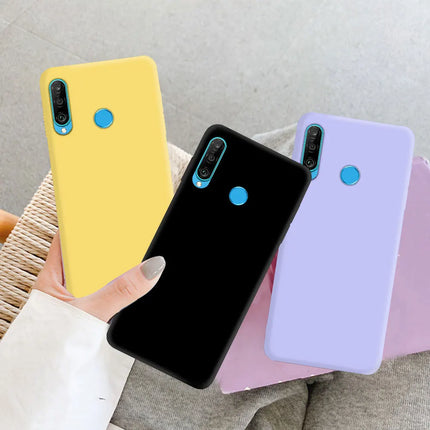 Liquid Silicone Phone Case for Huawei P30 lite P40 lite E Y6 Y7 Y9 Prime 2019 Y6P Y7P Y8S P Smart 2019 P Smart Z Cover Fundas