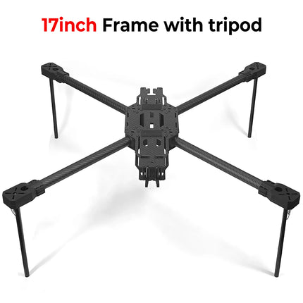 9IMOD IDF-17 inch FPV Frame 760MM FPV Frame 8S Lipo 10kg Max Load Capacity 2.0mm Carbon Fiber With Tripod For FPV Racing Drone