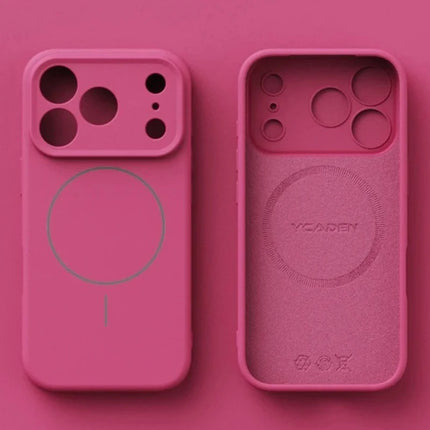 Magnetic Original Liquid Silicone For Magsafe Phone Case For iPhone 17 16 15 14 13 12 Pro Max 16 Plus 17Air Skin Feel Soft Cover