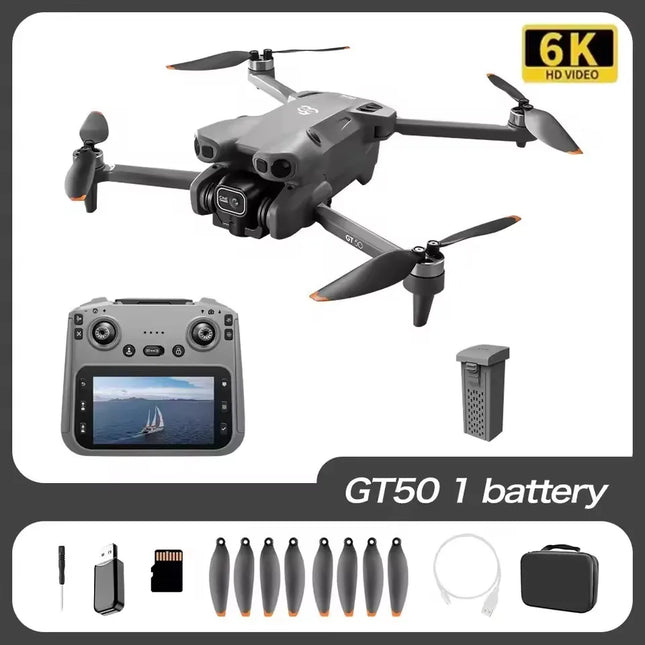 Hot GT50 Pro Drone 360° Obstacle avoidance 8K Professional WIFI Aerial Photography Brushless Motor Foldable Quadcopter Toys 2026
