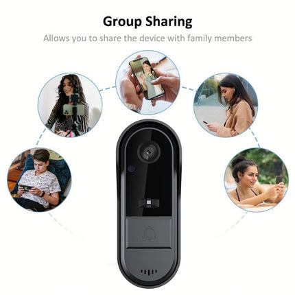 Tuya  Doorbell Camera Wifi Wireless Outdoor Video Eye Doorbell Waterproof Camera Two-Way Voice Night Vision Intercom Monitor