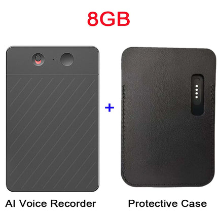 AI Powered ChatGPT-4 App Phone Call Digital Voice Recorder 8GB-256GB Transcribe Summarize Language Sound Device Audio Dictaphone